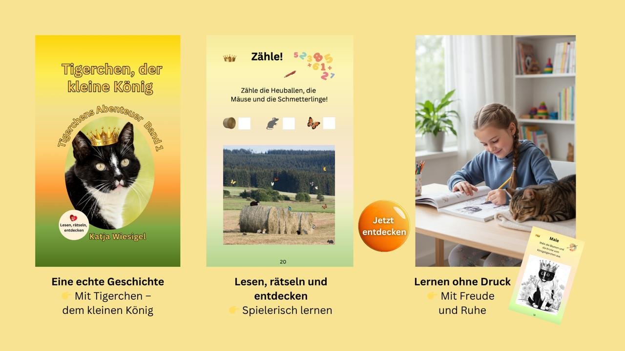 Kinderbücher, Rätsel und Lernen mit Freude im Tiger Verlag